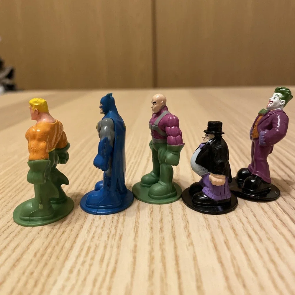 DC Comics Batman Joker Aquaman Penguin Lex Luthor Mini PVC Figures Lot 5